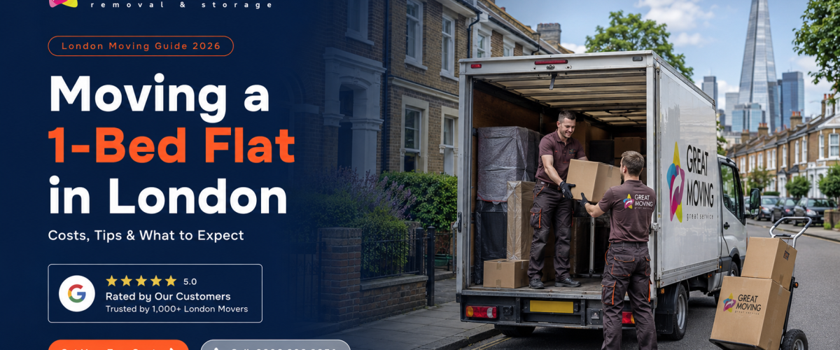 Moving a 1-Bed Flat in London: Costs, Tips and What to Expect | Great Moving